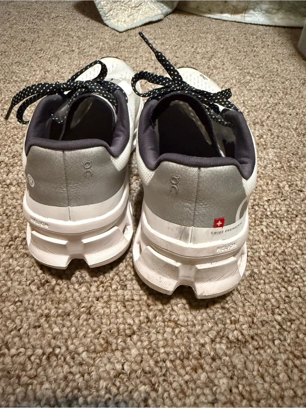 On Running Kids Cloudnova Sneakers in Cream and Black